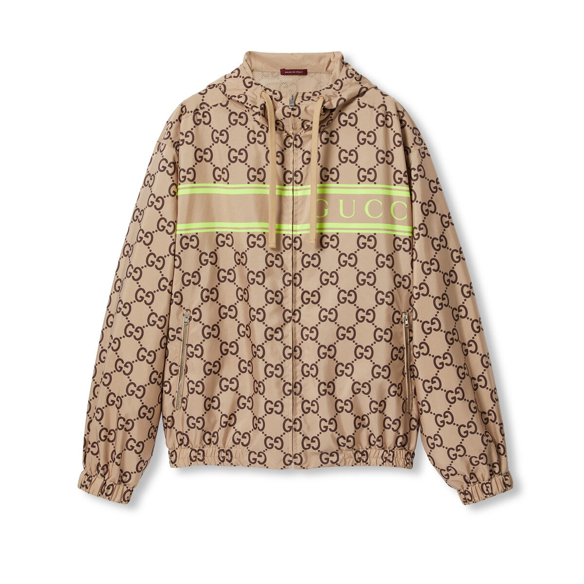 Gucci Light Nylon GG Print Hooded Jacket