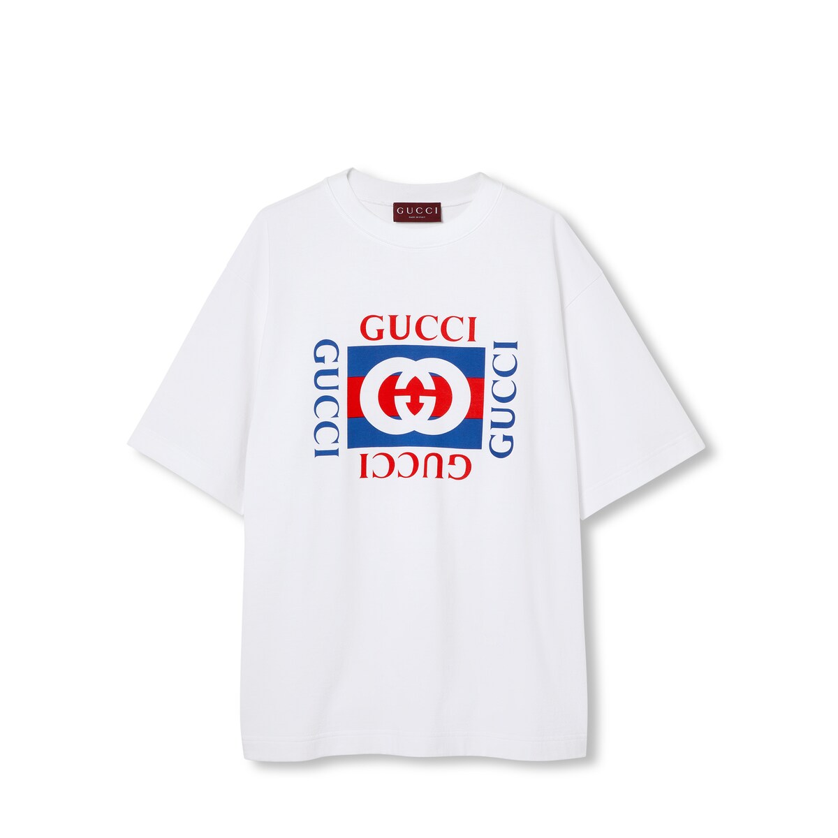 Gucci Cotton Jersey T-shirt with Gucci Print