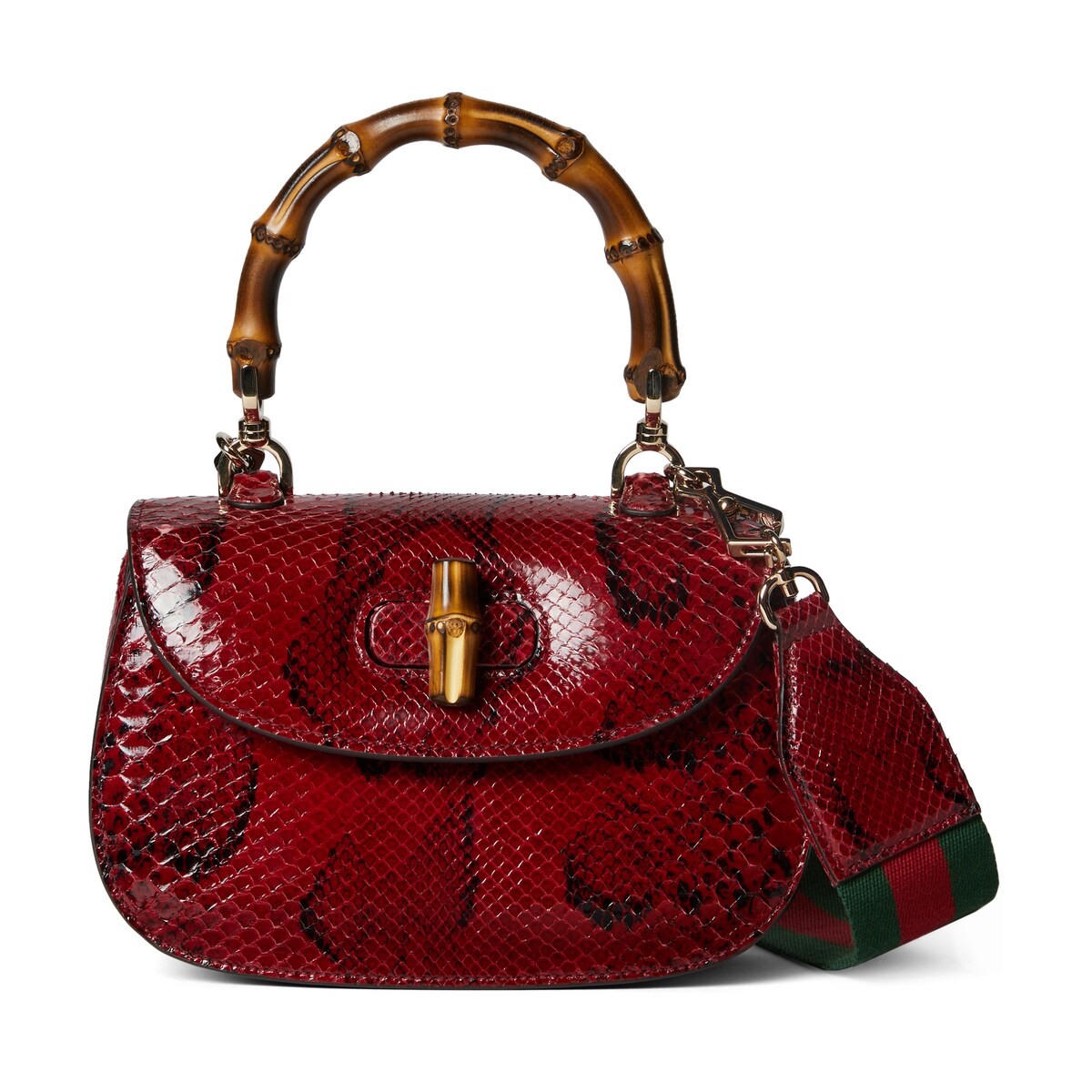 Gucci Bamboo 1947 Small Python Bag