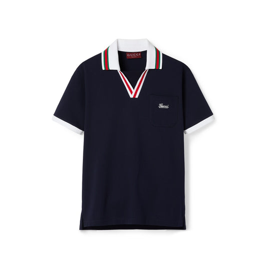 Gucci Cotton Piquet Polo Shirt