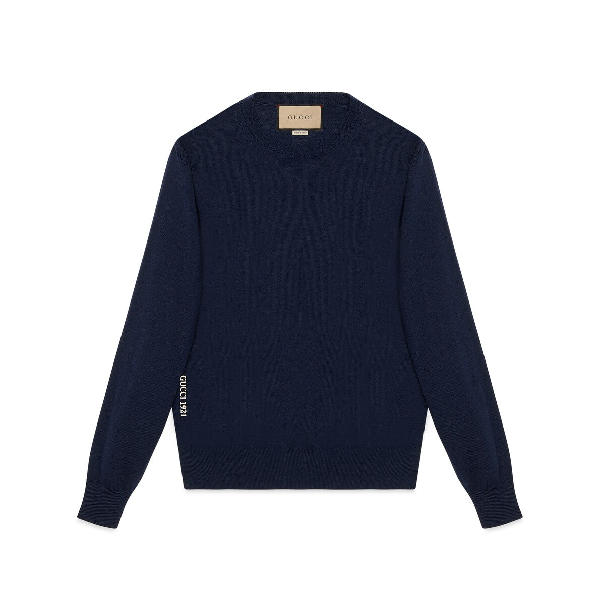 Gucci Wool Jumper with Gucci Embroidery