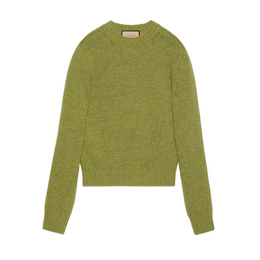 Gucci Wool Jumper with Gucci Embroidery