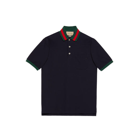 Gucci Stretch Cotton Piquet Polo