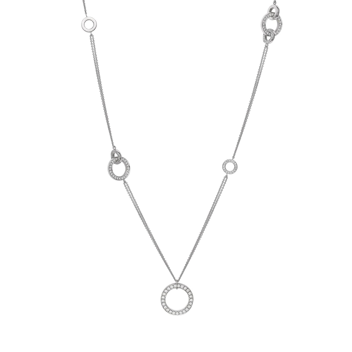 Roulette Long Diamond Necklace