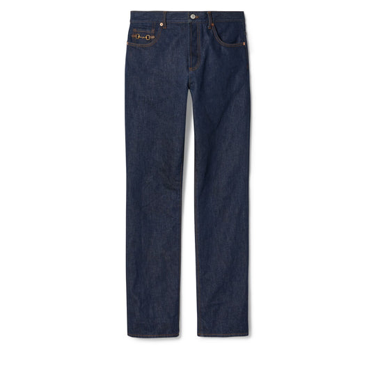 Gucci Denim Trousers with Horsebit