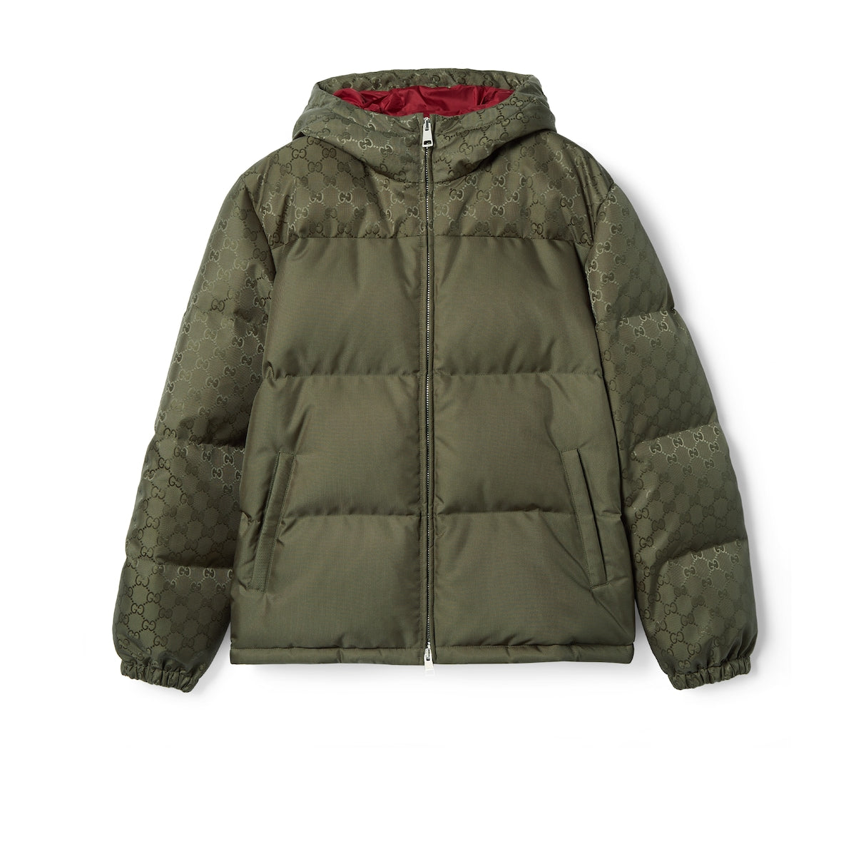 Gucci GG Nylon Canvas Puffer Jacket