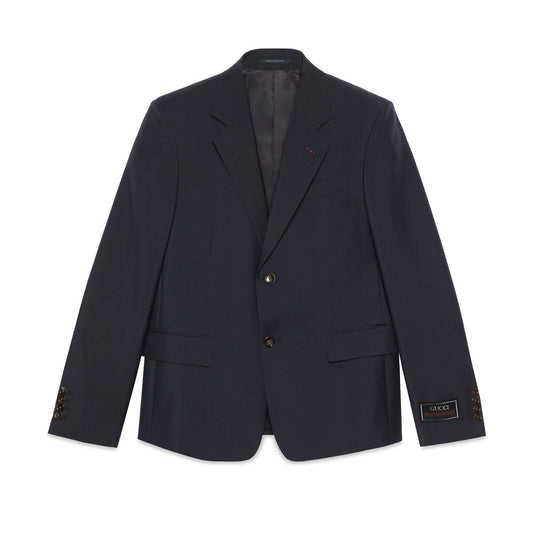 Gucci Wool Mohair Formal Suit