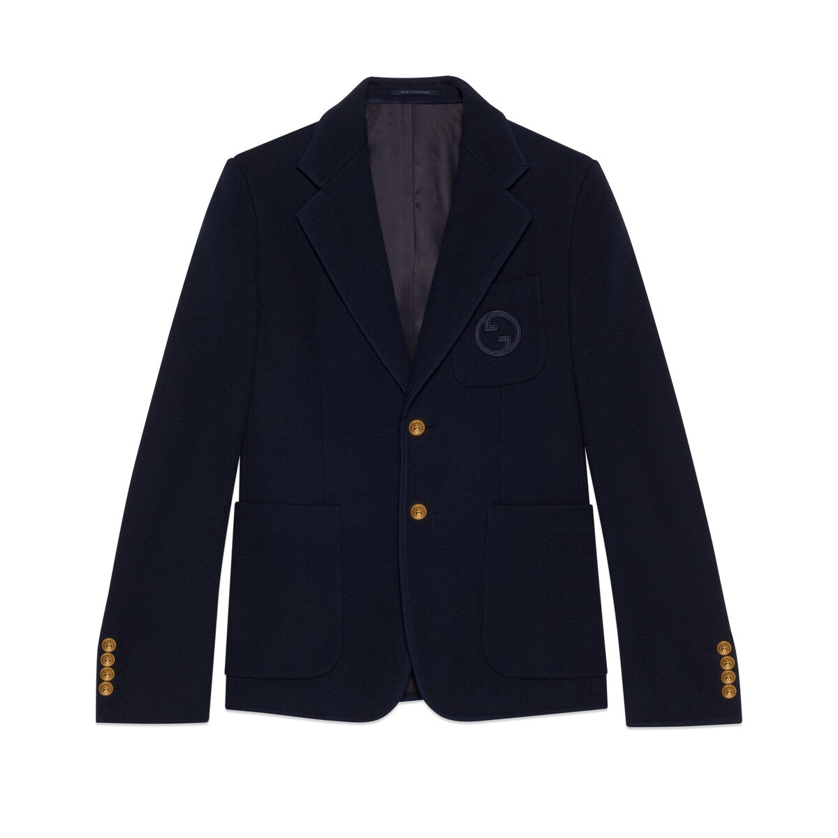 Gucci Cotton Jersey Formal Jacket