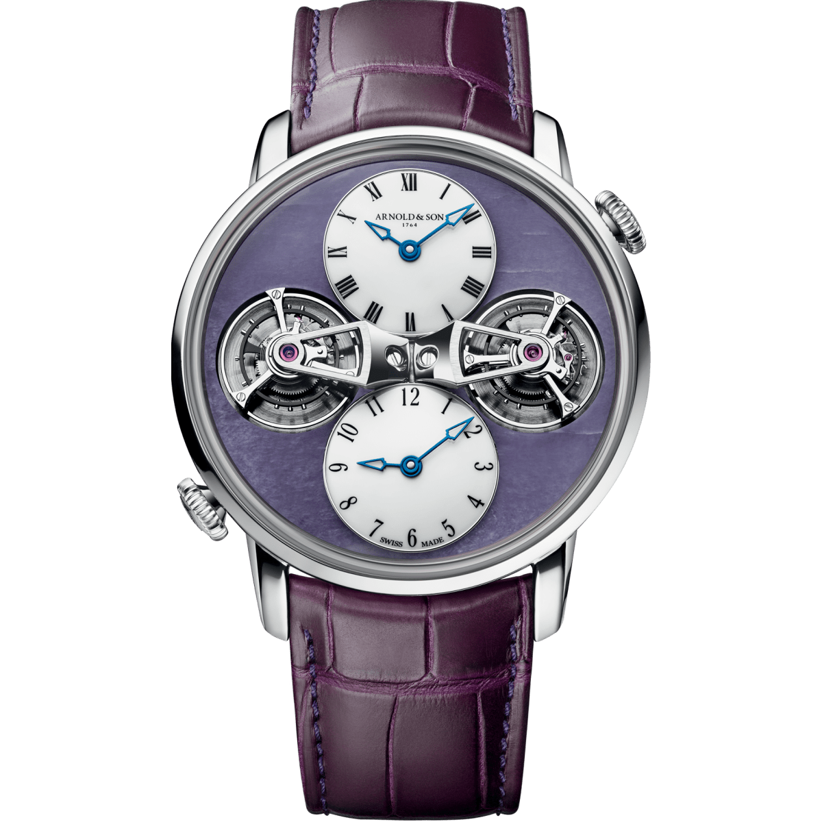 Double Tourbillon White Gold Watch