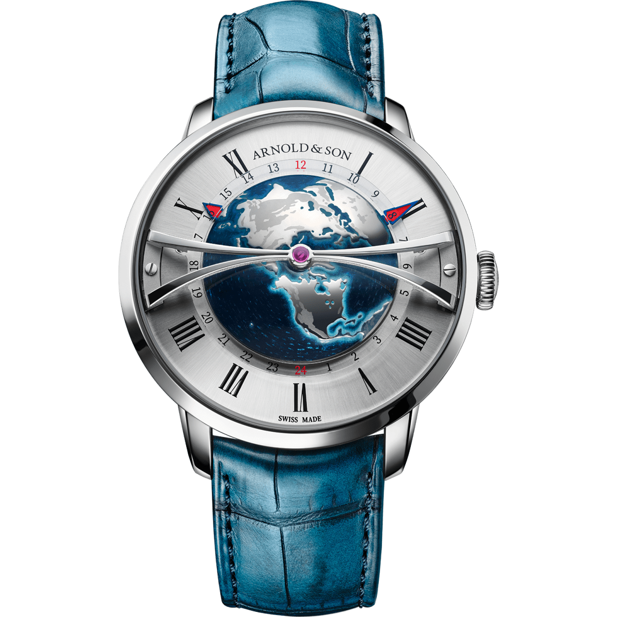 Globetrotter Steel Watch