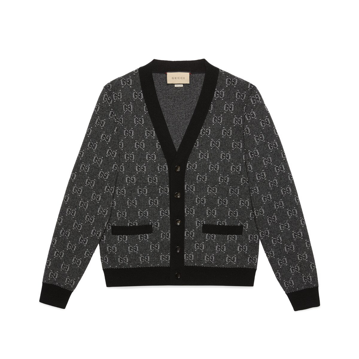 Gucci GG Wool Jacquard Cardigan