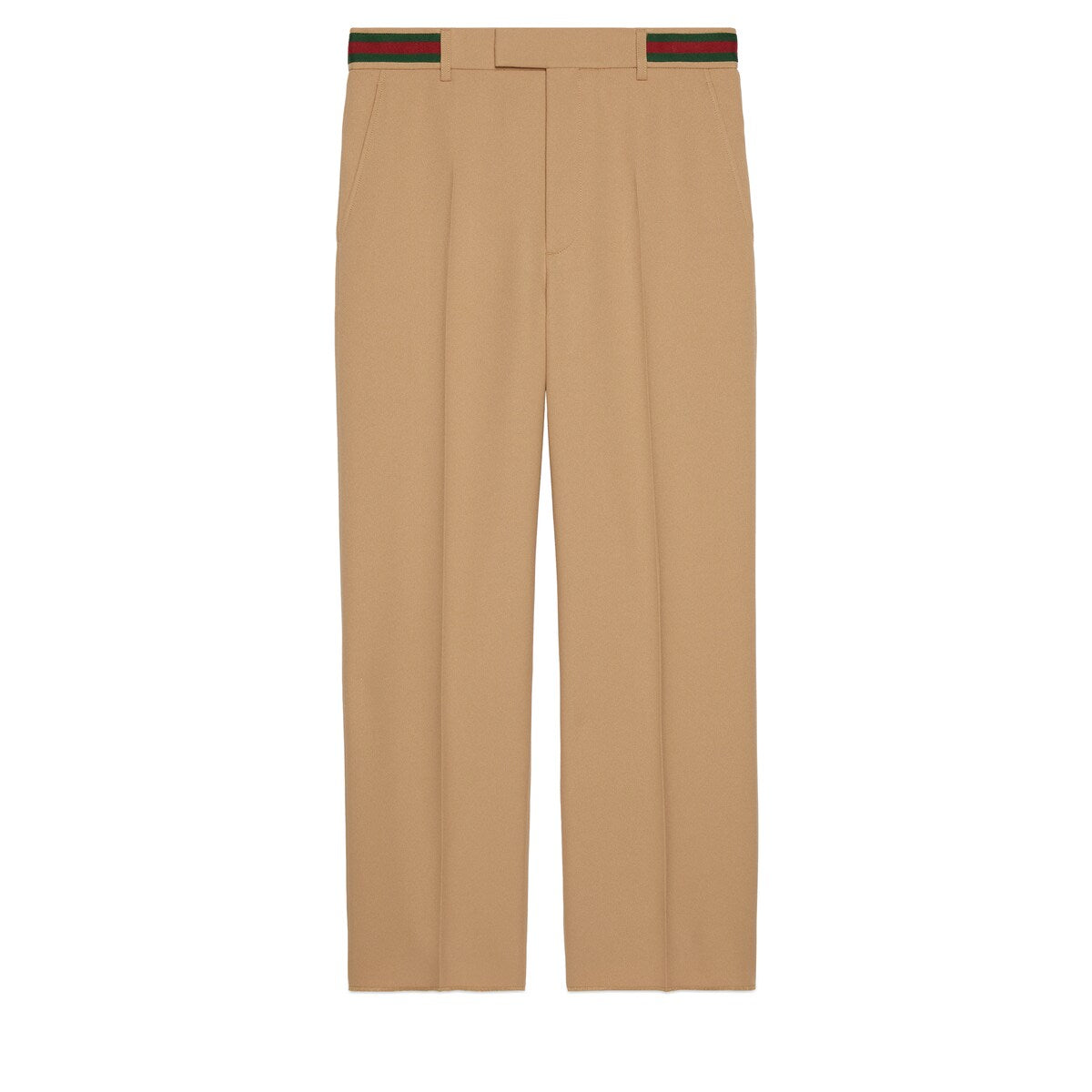 Gucci Fluid Drill Trouser with Web Detail