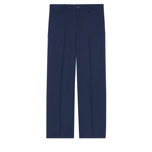 Gucci Fluid Drill Cropped Trouser