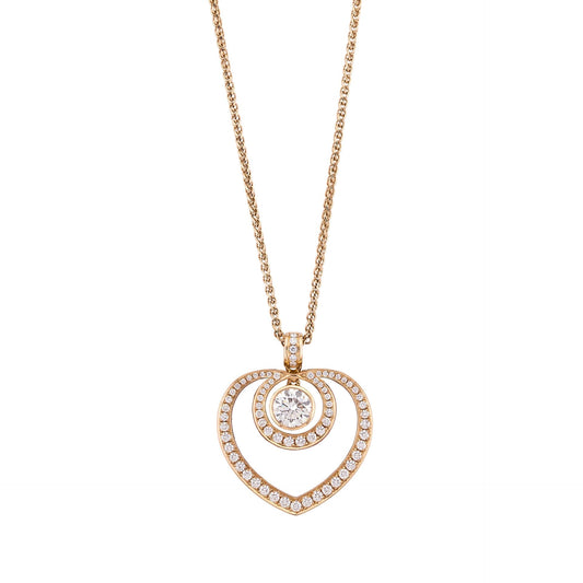 Sophie Open Heart Diamond Pendant