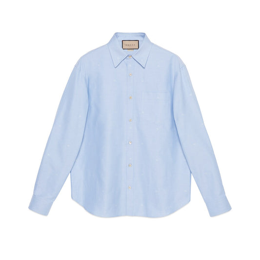 Gucci GG Cotton Jacquard Shirt