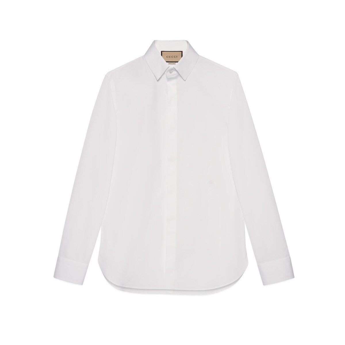 Gucci Cotton Poplin Shirt with Double G