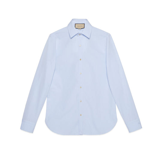 Gucci Cotton Poplin Shirt with Double G