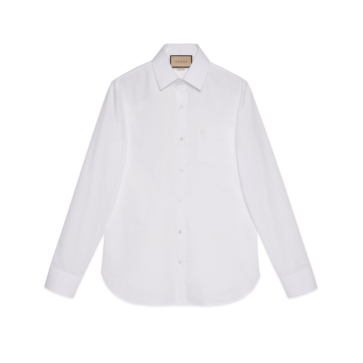 Gucci Cotton Shirt with Double G Embroidery