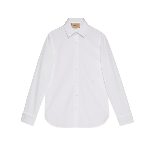 Gucci Cotton Poplin Shirt with Double G