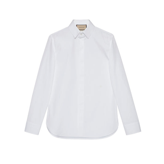 Gucci Cotton Silk Shirt with Double G