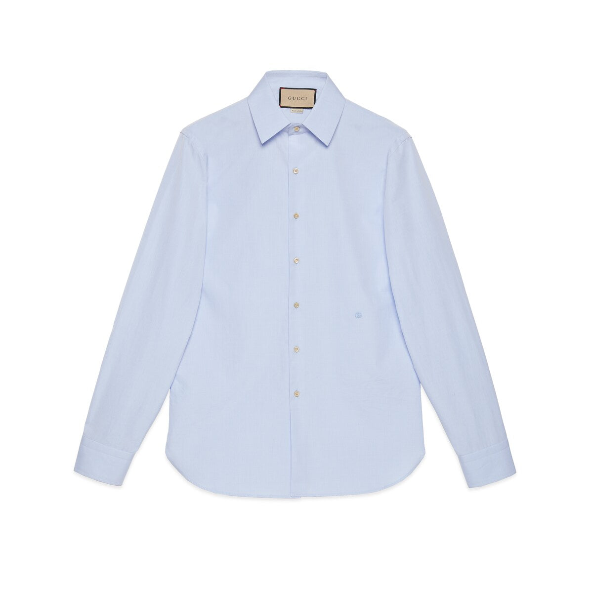 Gucci Cotton Silk Shirt with Double G