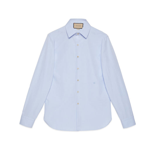 Gucci Cotton Silk Shirt with Double G