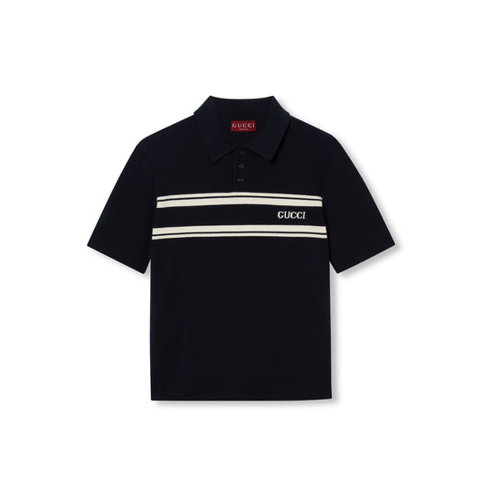 Gucci Wool Cashmere Polo Shirt