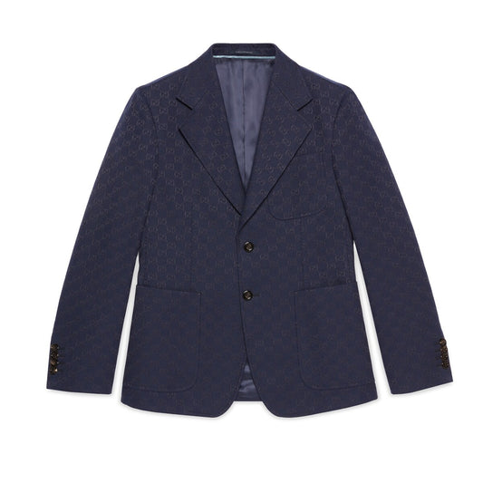 Gucci GG Cotton Blend Formal Jacket