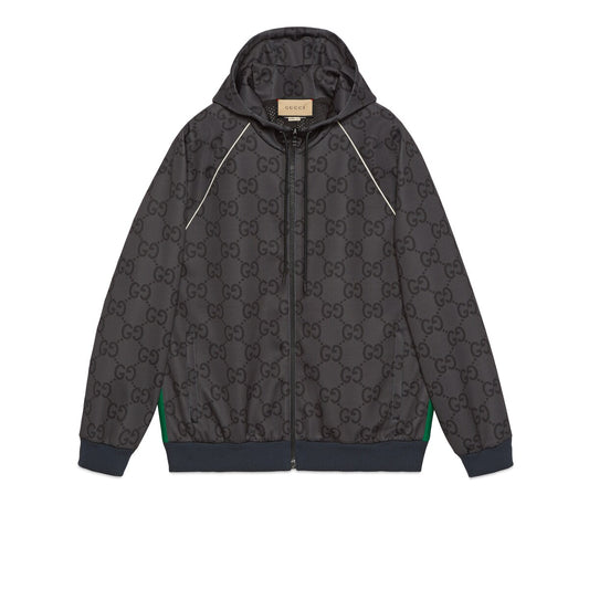 Gucci Jumbo GG zip Jacket with Web