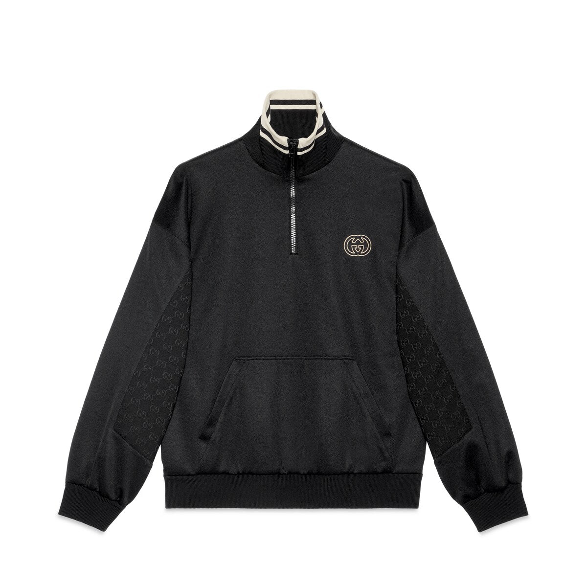 Gucci Technical Jersey Half zip Jacket