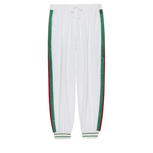 Gucci GG Cotton Terry Cloth Track Bottoms