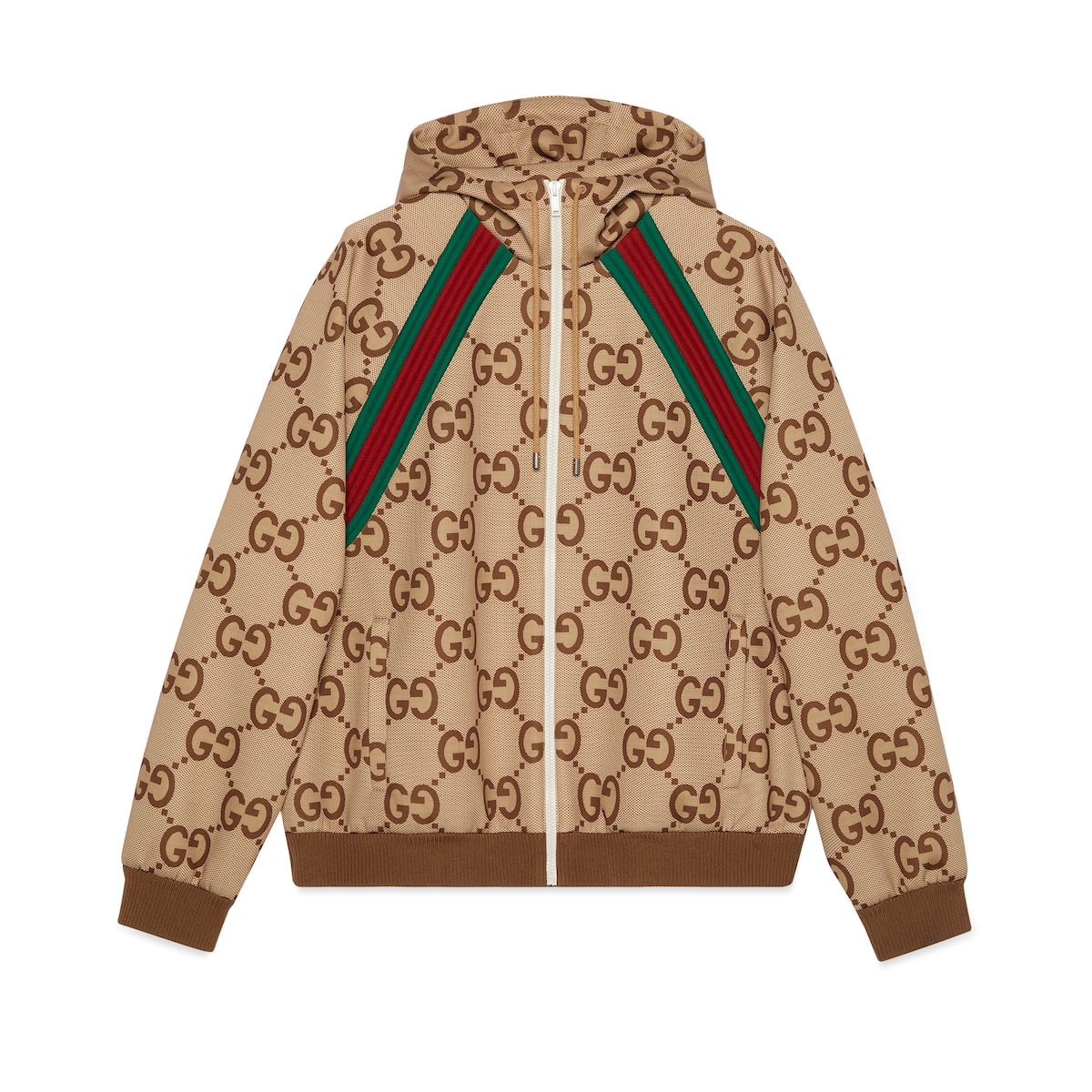 Gucci Jumbo GG zip Jacket with Web