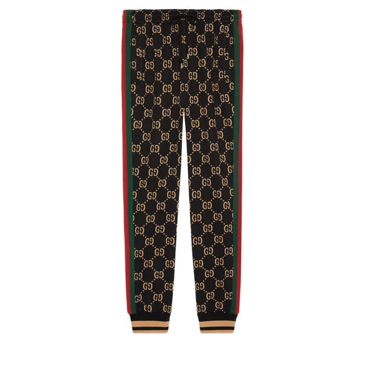 Gucci GG Jersey Cotton Track Bottoms