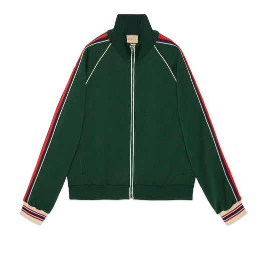 Gucci GG Jacquard Jersey zip Jacket