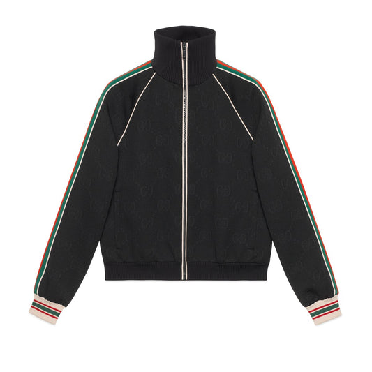 Gucci GG Jacquard Jersey zip Jacket