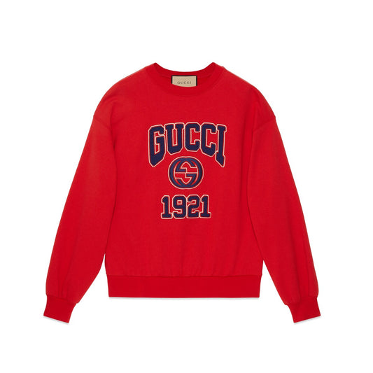 Gucci Cotton Jersey Sweatshirt with Embroidery