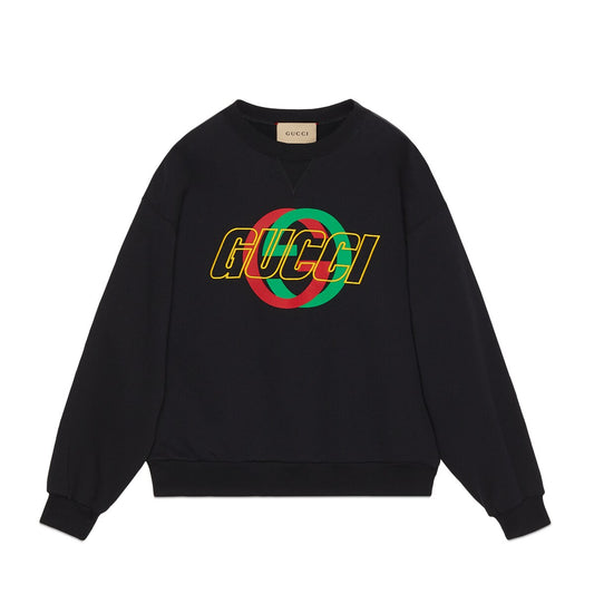 Gucci Cotton Jersey Sweatshirt with Embroidery