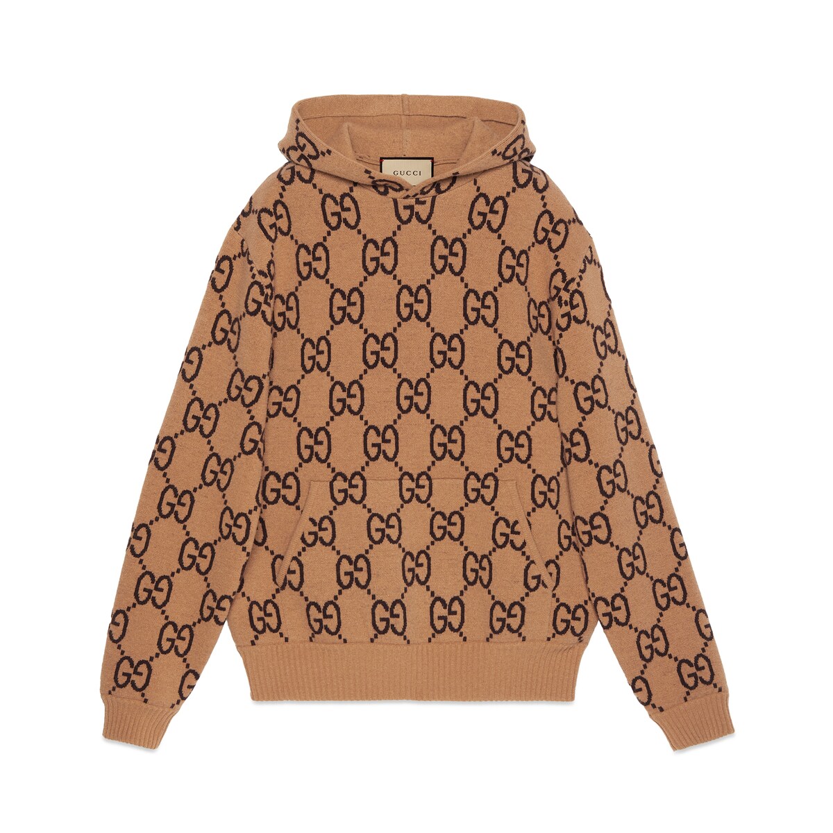 Gucci GG Wool Hooded Sweatshirt