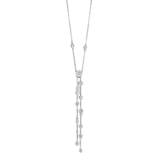 Raindance Double Drop Diamond Pendant