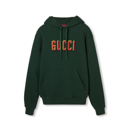 Gucci Cotton Jersey Hooded Sweatshirt