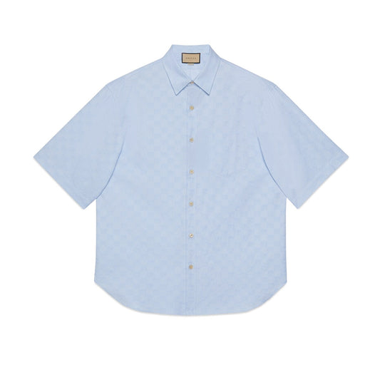 Gucci GG Supreme Oxford Cotton Shirt