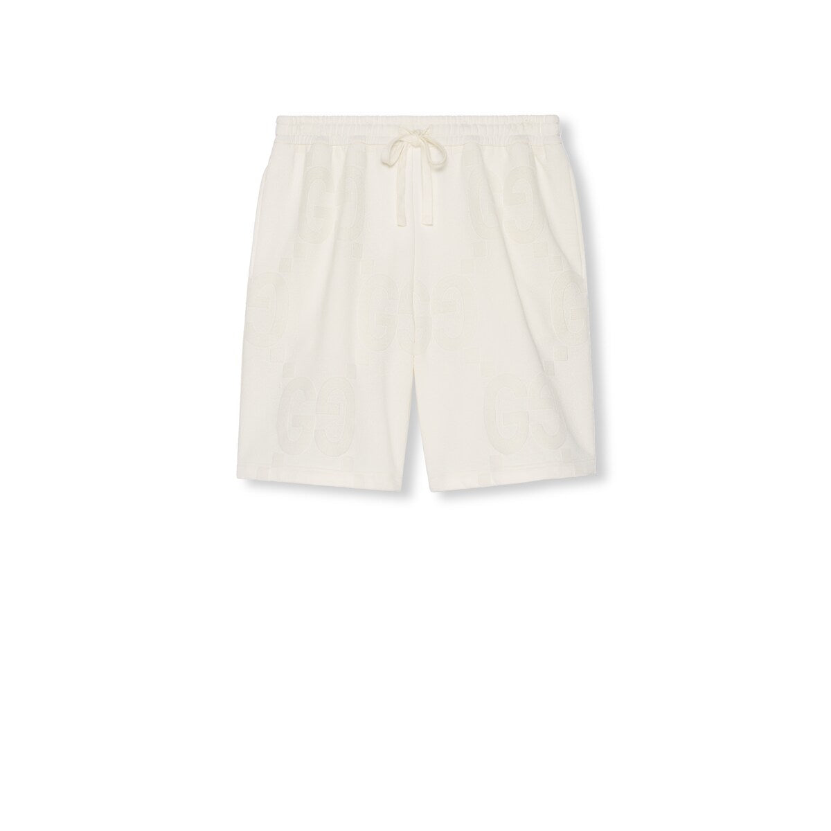 Gucci GG Flocked Print Cotton Shorts