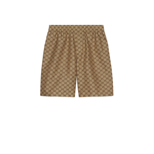 Gucci GG Supreme Linen Shorts