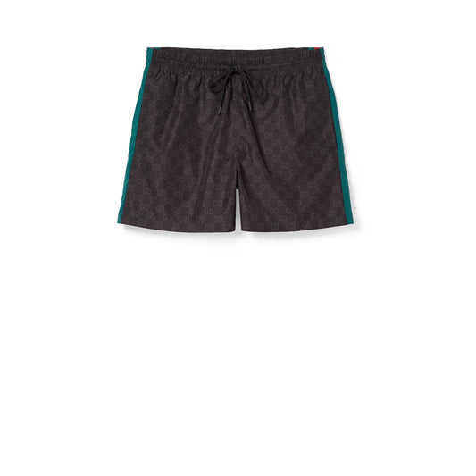 Gucci GG Print Nylon Swim Shorts