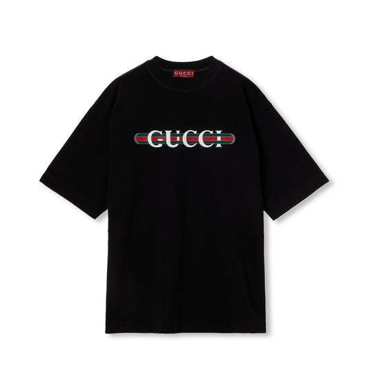 Gucci Printed Cotton Jersey T-shirt