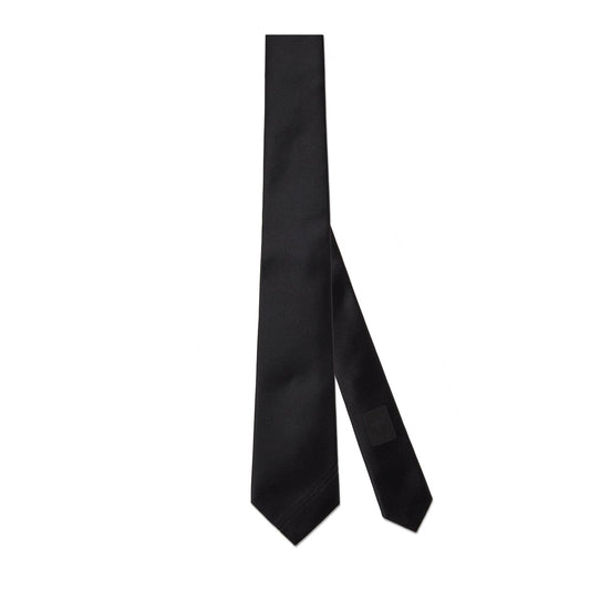 Gucci Silk Tie with Interlocking G