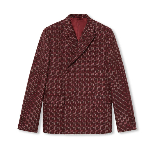 Gucci Wool Jacket with GG Shadow