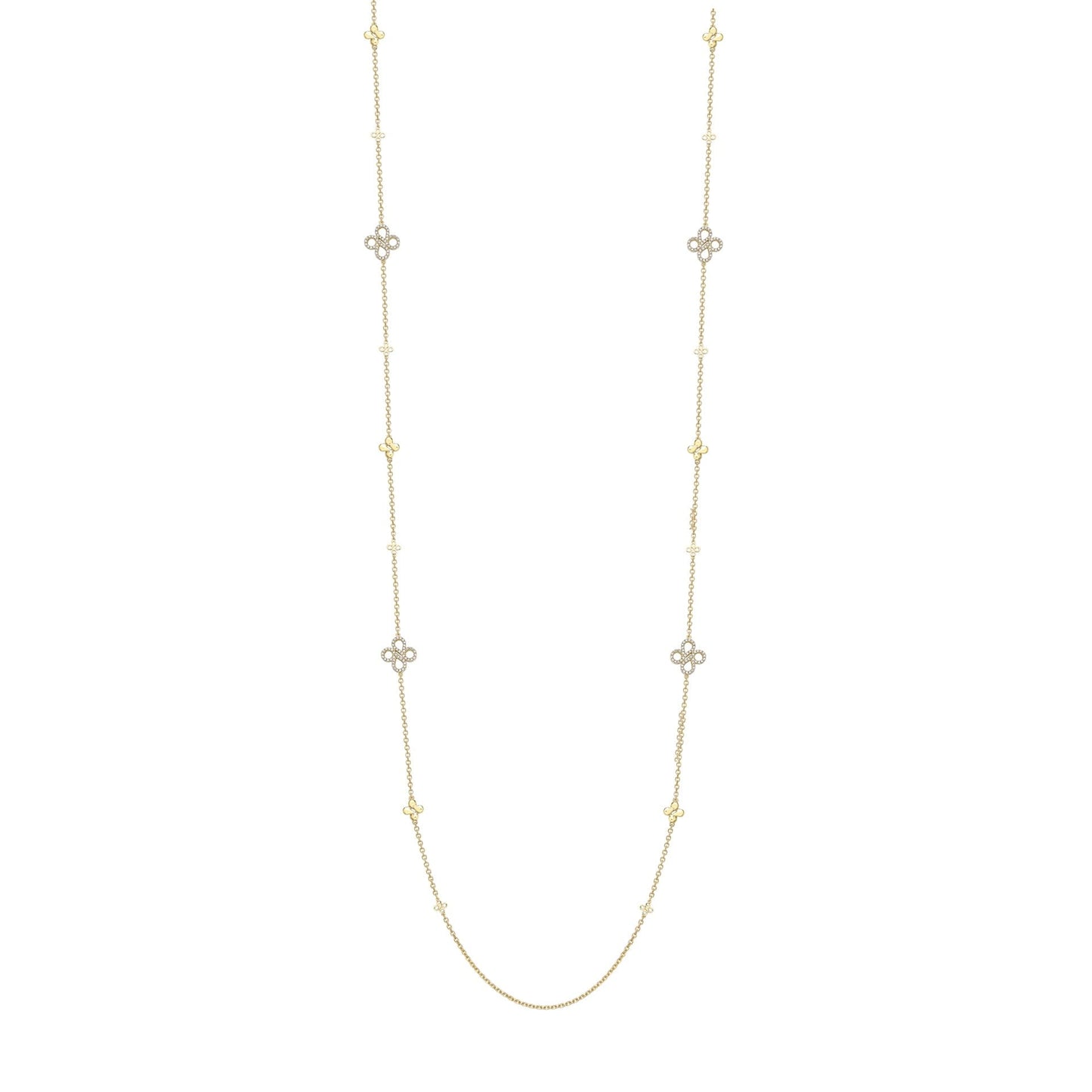 Be Boodles Long Diamond Necklace