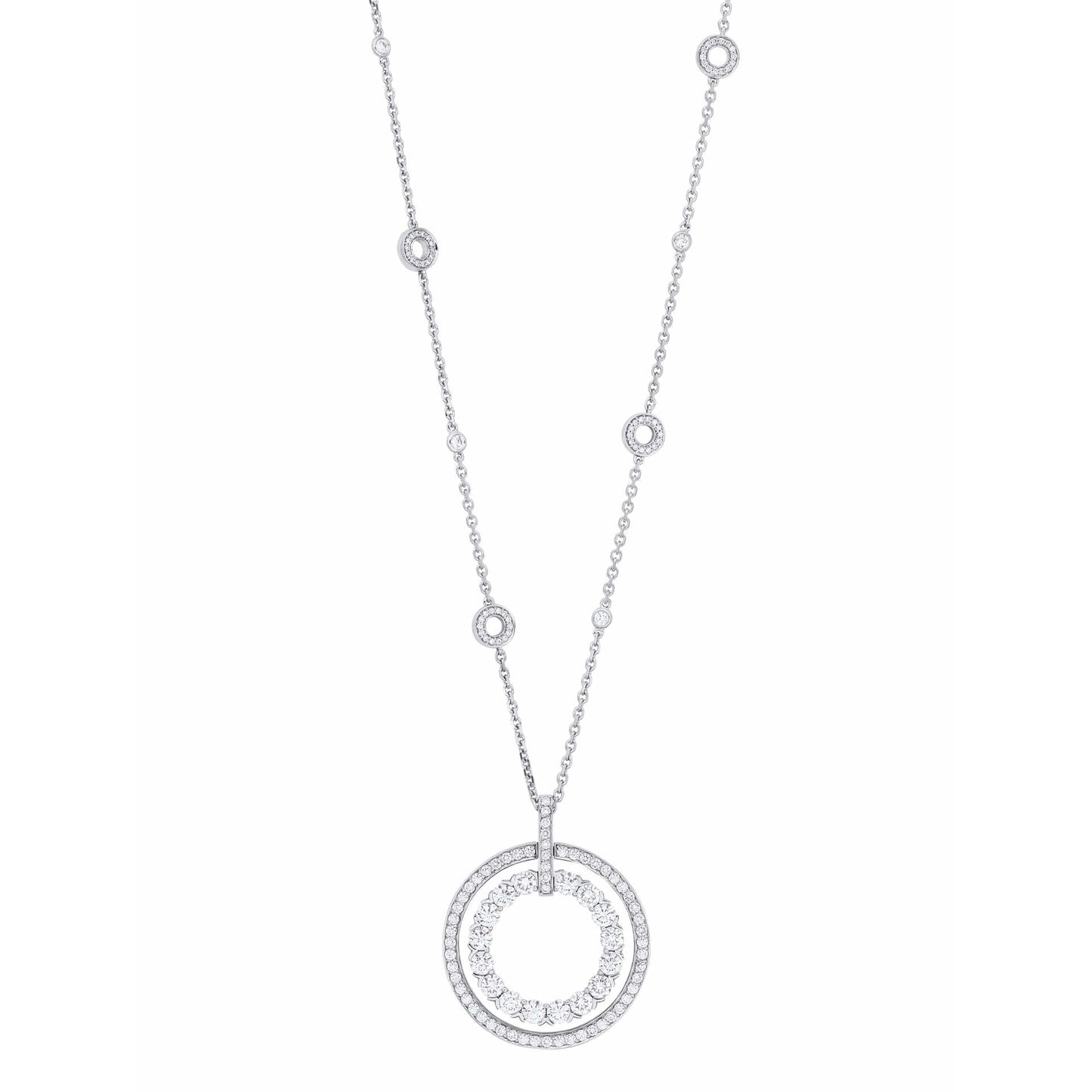 Roulette Diamond Pendant