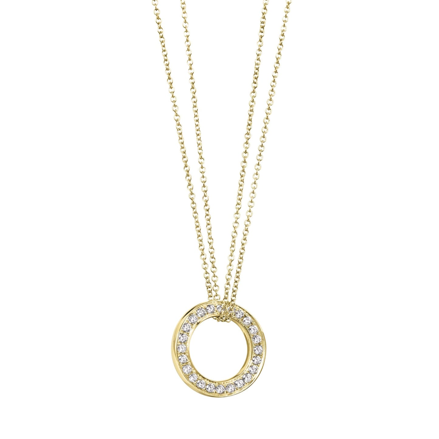 Roulette Diamond Pendant